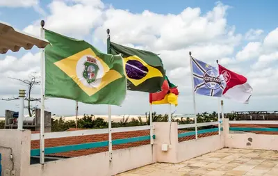 A piscina em ou perto de Pousada Angelica