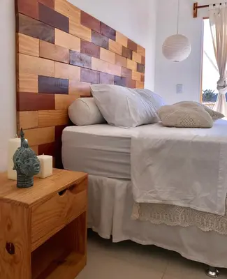 Uma cama ou camas num quarto em Villa Mar Residence