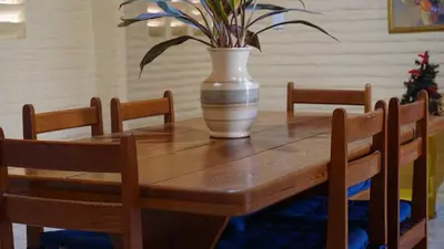 A planta de Casa de Praia no Porto das Dunas