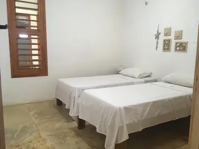 Uma cama ou camas num quarto em Os Navegantes B
