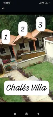A planta de Monte Suiço - Chalés para locação