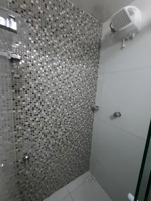 Uma casa de banho em Apartamento Central