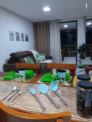 A planta de Apartamento Waiwai Cumbuco
