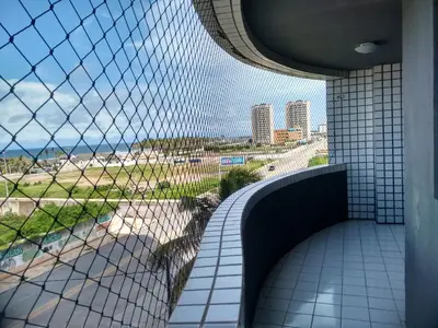 Uma vista geral de Fortaleza ou a vista da cidade a partir do apartamento