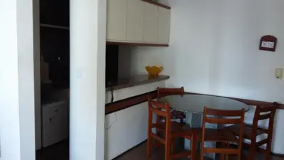 A cozinha ou kitchenette de Atlantico Residence Beira Mar
