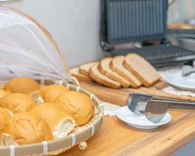 Refeições na casa de hóspedes ou nas proximidades