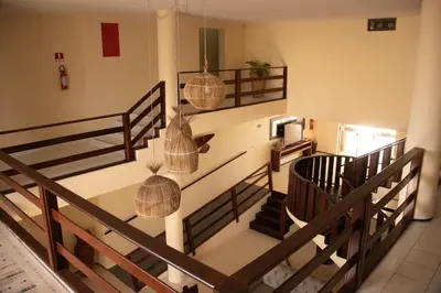 Uma área de estar em G2 Beach Hotel
