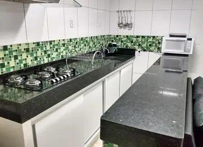 A cozinha ou kitchenette de Maresia Flats