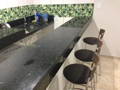 A cozinha ou kitchenette de Maresia Flats