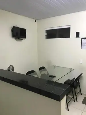 A área empresarial e/ ou a sala de conferências de Maresia Flats