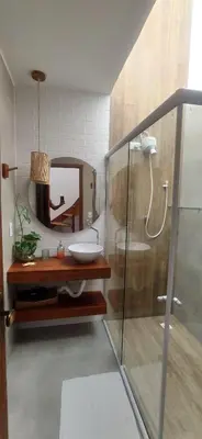 Uma casa de banho em Apartamento Manay