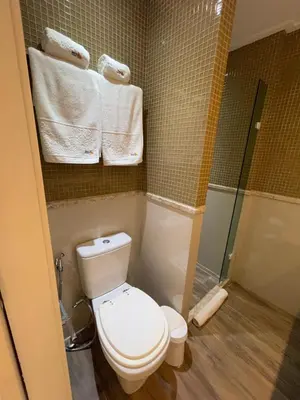 Uma casa de banho em Golf Ville Resort Brisa do Golf -Apartamentos e Cobertura
