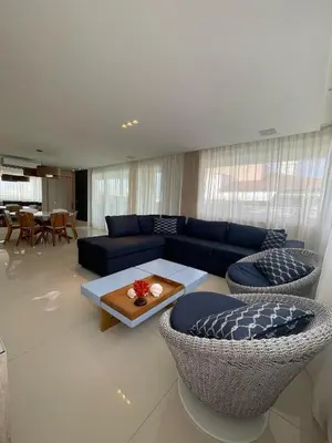 Uma área de estar em Golf Ville Resort Brisa do Golf -Apartamentos e Cobertura
