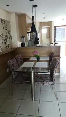 A cozinha ou kitchenette de Beach Class Fortaleza
