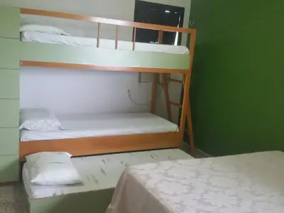 Uma cama ou camas num quarto em Resort Aquaville Apartmento