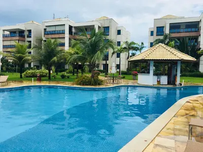 A piscina em ou perto de Wai Wai Cumbuco Apartamento Térreo