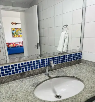 Uma casa de banho em Via Venetto - Vista Mar