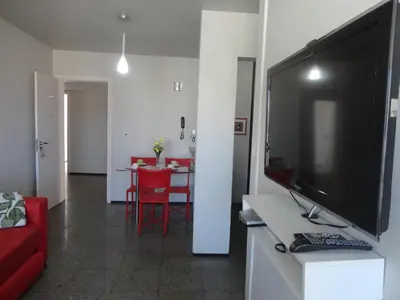 Uma televisão e/ou sistema de entretenimento em Via Venetto - Vista Mar
