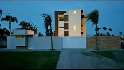O edifício onde o apartamento está situado