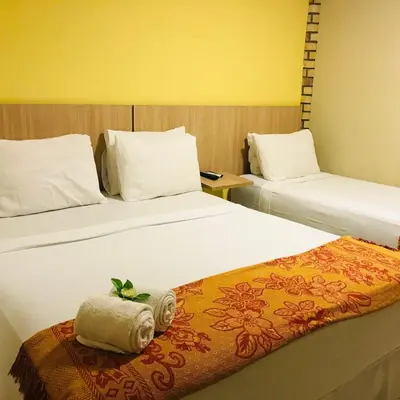 Uma cama ou camas num quarto em Hotel Pousada Latitude