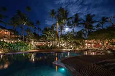 A piscina em ou perto de Vila Kalango