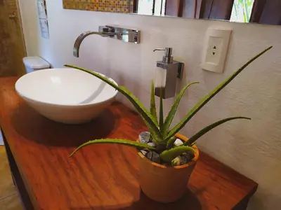 Uma casa de banho em Refugios Parajuru - Casa Inge