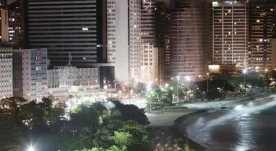 A planta de Apartamento Beach Class