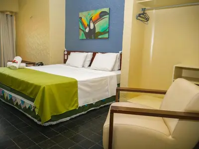 Uma cama ou camas num quarto em Marbello Ariau Hotel