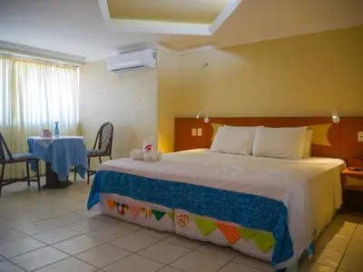 Uma cama ou camas num quarto em Marbello Ariau Hotel