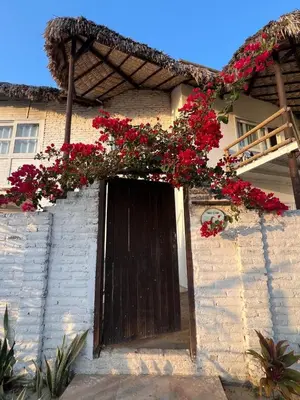 O edifício onde a casa de férias está situado