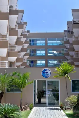 O edifício onde o apartamento está situado