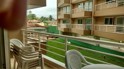 Uma varanda ou terraço em Beach Place Cumbuco