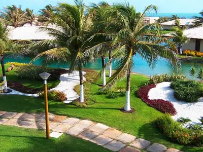 Paisagem natural perto do resort