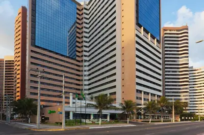 O edifício onde o hotel está situado