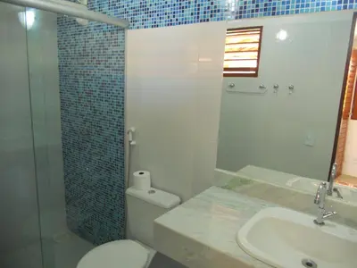 Uma casa de banho em Pousada Temperança