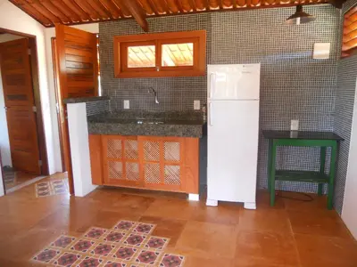 A cozinha ou kitchenette de Pousada Temperança