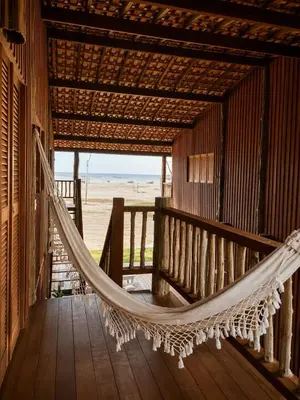 Uma varanda ou terraço em Casa Dunas Barrinha