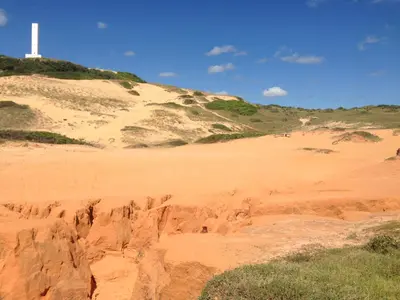 Paisagem natural perto das estalagens