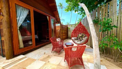 Um pátio ou outra área exterior em Xainã Pousada de Charme