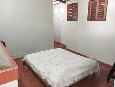 Uma cama ou camas num quarto em Hospedagem da Keila Matos