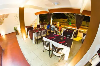 Um restaurante ou outro lugar para comer em Residence Kariri Beach Cumbuco