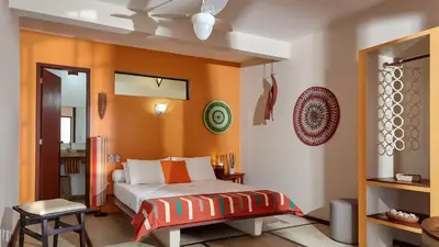 Uma cama ou camas num quarto em Araxá Pousada