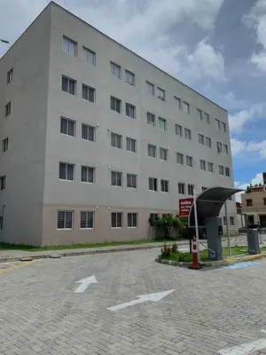 O edifício onde a casa de hóspedes está situado