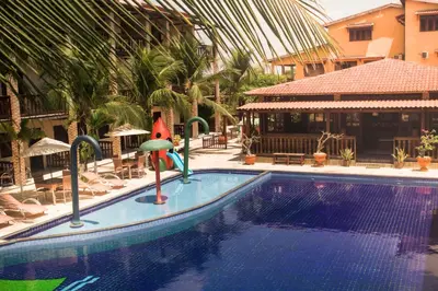 A piscina em ou perto de Hotel Jangadas