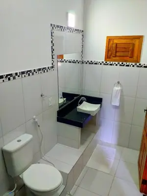 Uma casa de banho em Pousada Sahara