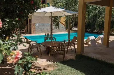 A piscina em ou perto de Pousada Fortaleza