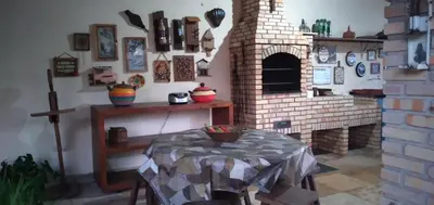 A planta de Casa de veraneio