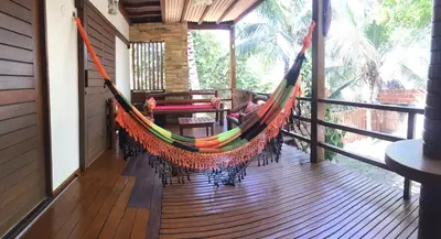 Uma varanda ou terraço em Casas MyM BOUGANVILLE 1 e 2