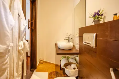 Uma casa de banho em Villa Niros - Aldeia Jericoacoara