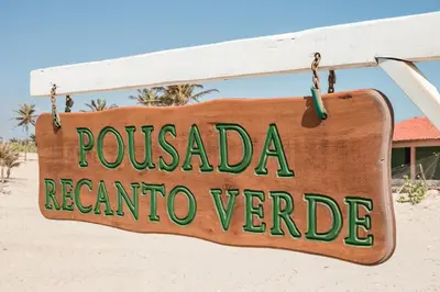A planta de Pousada Recanto Verde
